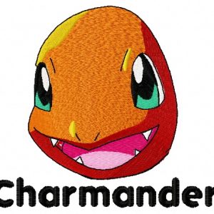 Charmander 2 embroidery design