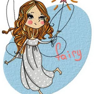 Charming fairy 2 embroidery design