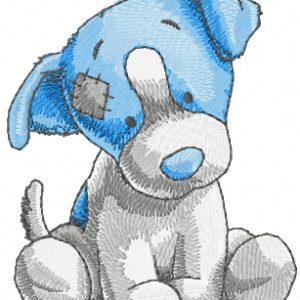 Chase dog embroidery design