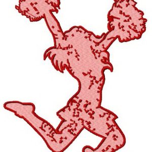 Cheer 3 embroidery design
