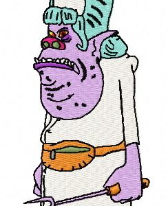 Chef embroidery design