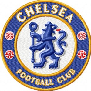 Chelsea Football Club logo embroidery design