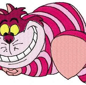 Cheshire Cat 15 embroidery design