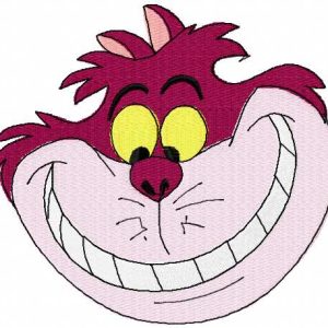 Cheshire Cat 16 embroidery design
