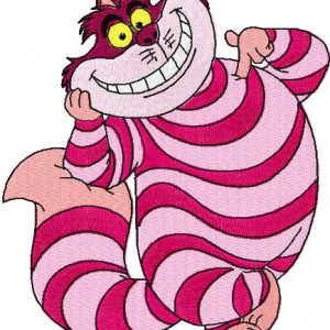 Cheshire Cat 16 embroidery design