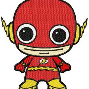 Chibi Flash embroidery design