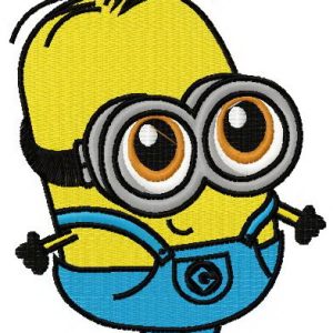 Chibi Minion 2 embroidery design