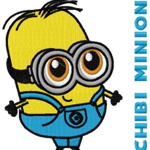 Chibi Minion embroidery design