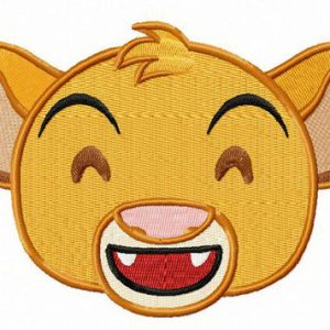 Chibi Simba embroidery design
