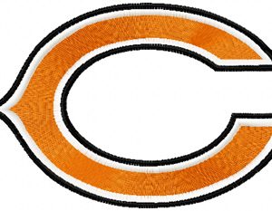 Chicago Bears Logo embroidery design