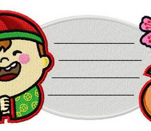 Chinese boy 2 embroidery design