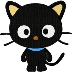 Chococat relax embroidery design