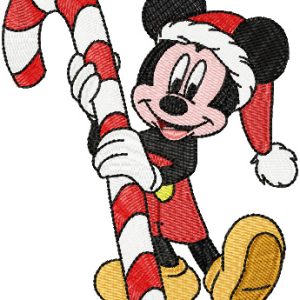 Christmas Mickey Mouse 2 embroidery design