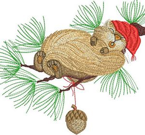 Christmas dream embroidery design