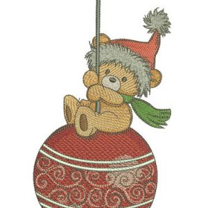 Christmas attraction embroidery design