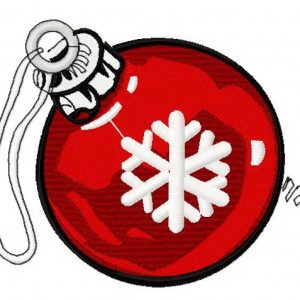 Christmas ball 2 embroidery design
