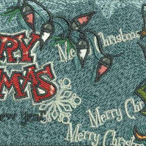 Christmas bookmark 4 embroidery design