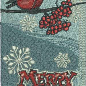 Christmas bookmark 5 embroidery design