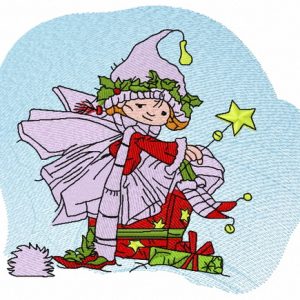 Christmas elf 5 embroidery design