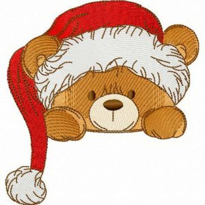 Christmas Eve for teddy bear embroidery design
