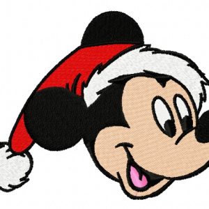 Christmas Mickey Mouse 6 embroidery design