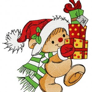 Christmas presents for you 4 embroidery design