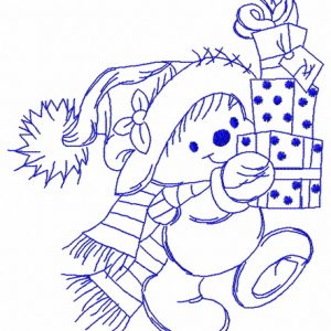 Christmas presents for you 5 embroidery design