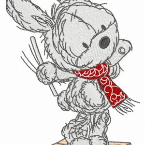 Christmas songs 7 embroidery design