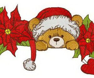 Christmas symbols embroidery design