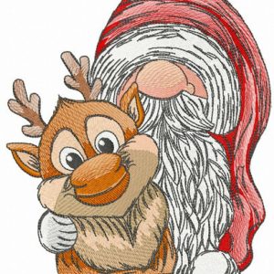 Christmas team embroidery design