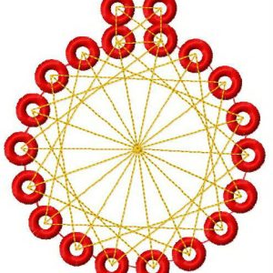 Christmas toy embroidery design
