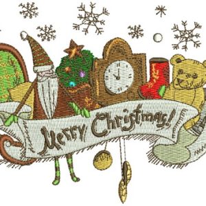 Christmas toys 2 embroidery design