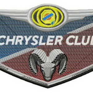 Chrysler group embroidery design