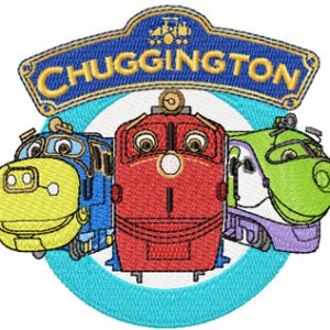 Chuggington Logo embroidery design