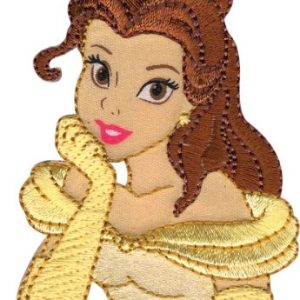 Belle applique embroidery design