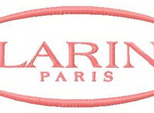 Clarins logo embroidery design