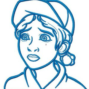 Clementine embroidery design
