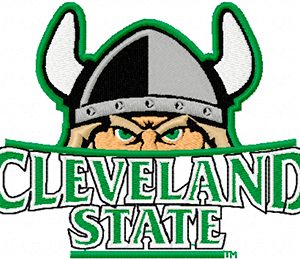 Cleveland State University Logo embroidery design