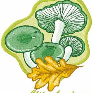 Clitocybe odora embroidery design