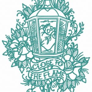 Close to the flame 2 embroidery design