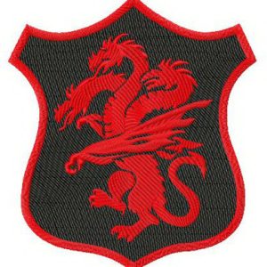 Coat of arms of House Targaryen embroidery design
