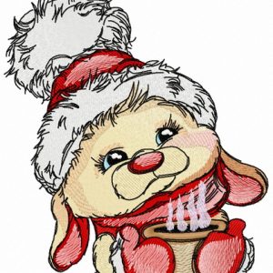 Cocoa for bunny 4 embroidery design