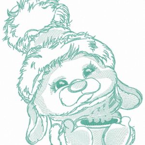 Cocoa for bunny 5 embroidery design