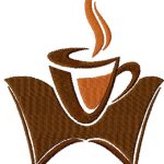 Coffee Cup  embroidery design