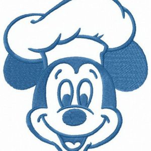 Cook Mickey embroidery design