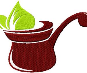 Coffeemaker  embroidery design