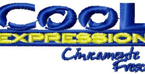 Cool Expression Logo embroidery design
