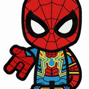 Cool Spiderman teen embroidery design