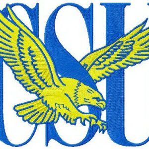 Coppin State Eagles logo embroidery design
