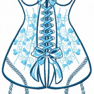 Corset 2 embroidery design